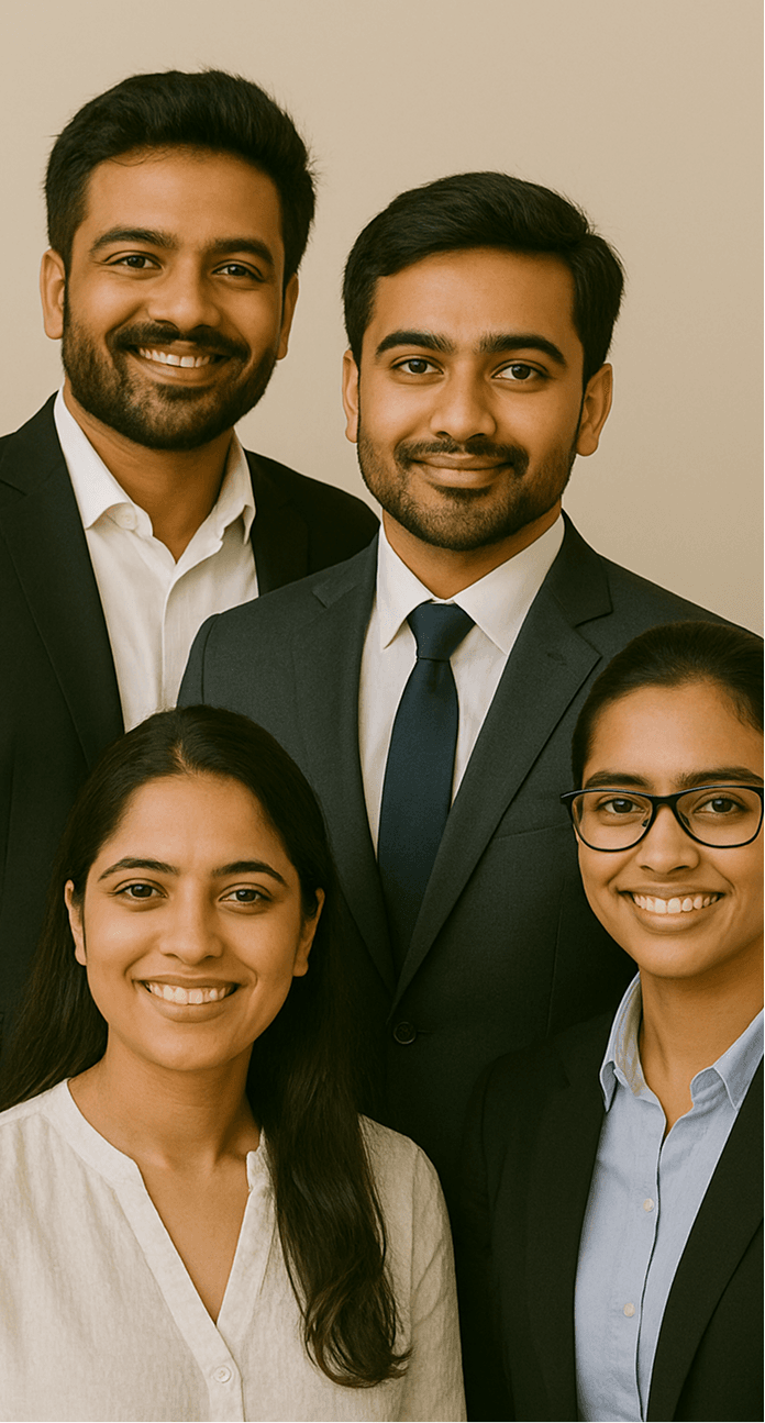 Group smiling